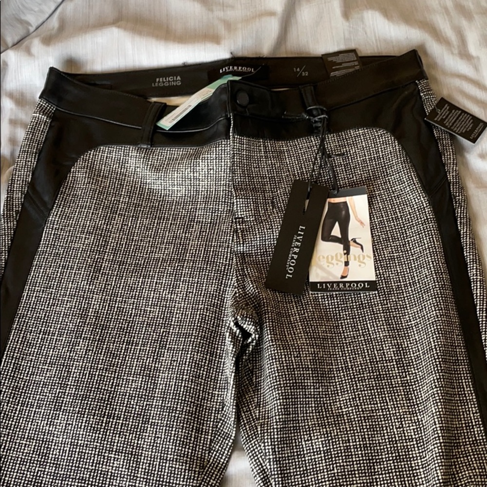 Stitch fix Liverpool skinny legging w/faux leather